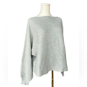 Open Edit Ribbed Boatneck Sweater